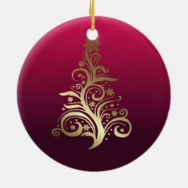 Adorno De Cerámica Árbol de Navidad espumoso