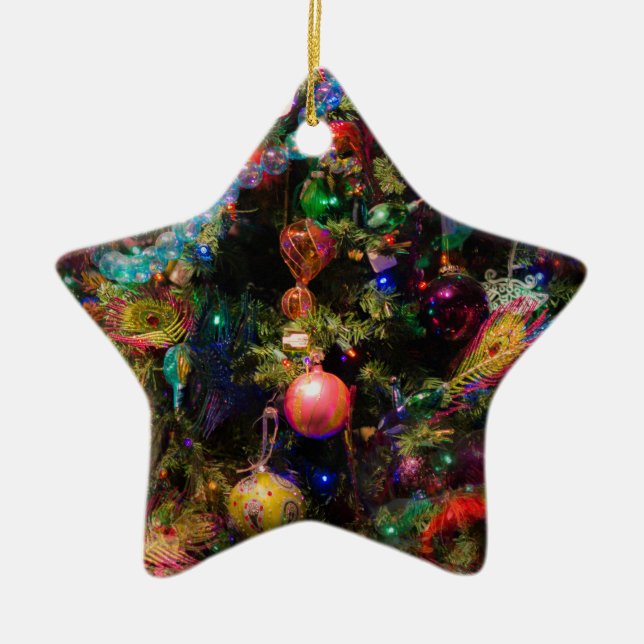 Adorno De Cerámica árbol de navidad feo (Frente)