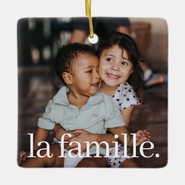 Adorno De Cerámica Árbol de Navidad francés (Anverso)