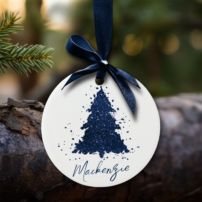 Adorno De Cerámica Árbol de Navidad Moody | Personalizado Azul de la  (Subido por el creador)