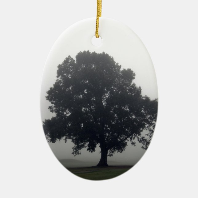Adorno De Cerámica Árbol de niebla (Frente)