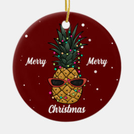Adorno De Cerámica Árbol de piña de navidad dulce