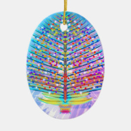 Adorno De Cerámica Árbol de vacaciones Pastels