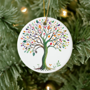 Adorno De Cerámica Árbol de vida