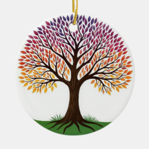 Adorno De Cerámica Árbol de vida