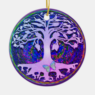 Adorno De Cerámica Árbol de vida Nuevos comienzos Amelia Carrie morad