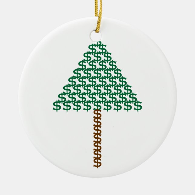Adorno De Cerámica Árbol del dinero (Frente)