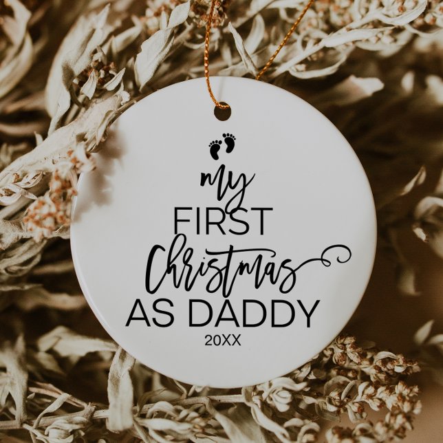 Adorno De Cerámica Árbol navideño mi primera Navidad como papi (Subido por el creador)
