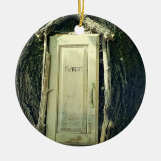 Adorno De Cerámica Árbol poeta (Frente)