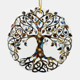 Adorno De Cerámica Árbol viviente