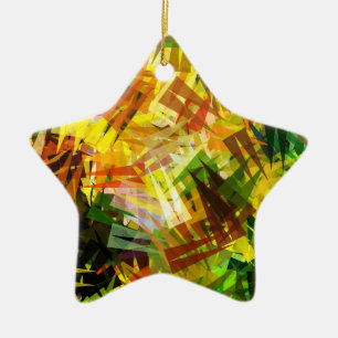 ADORNO DE CERÁMICA ÁRBOLES DE VERANO