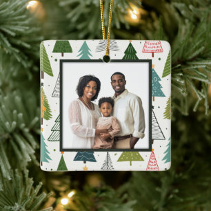 Adorno De Cerámica Árboles retro