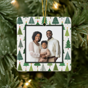 Adorno De Cerámica Árboles retro