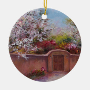 Adorno De Cerámica Arcada de Santa Fe