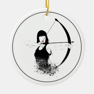 Adorno De Cerámica Archer femenino