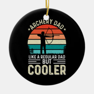 Adorno De Cerámica Archery Dad