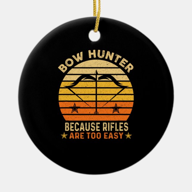 Adorno De Cerámica Arco de Arquero de Vintage Bocazador de venados Ca (Frente)