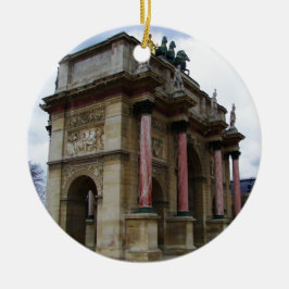 Adorno De Cerámica Arco de Triunfo del Carrousel.