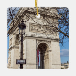 Adorno De Cerámica Arco de Triunfo en París, Francia