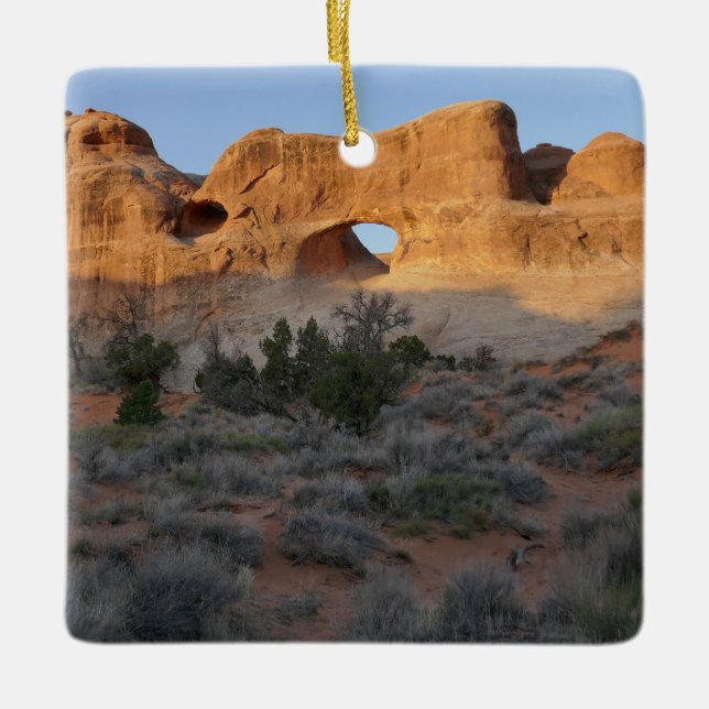 Adorno De Cerámica Arco de túnel por la mañana (Anverso)