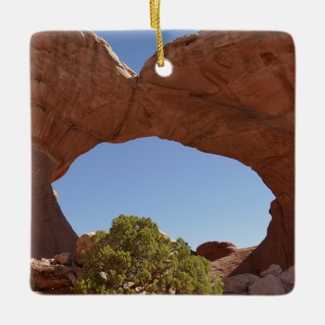 Adorno De Cerámica Arco roto en el parque nacional de Arches (Anverso)
