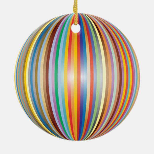 Adorno De Cerámica Arcoiris (Atrás)