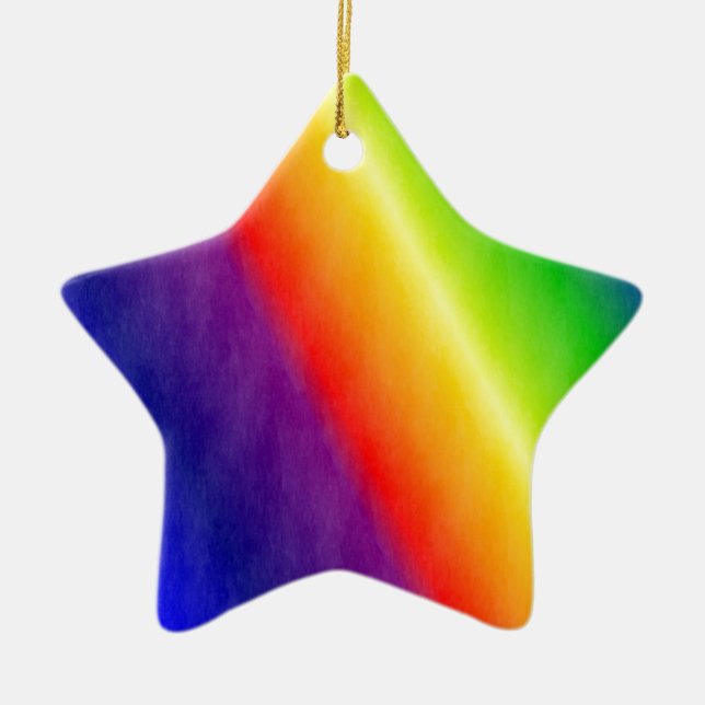 Adorno De Cerámica Arcoiris (Frente)