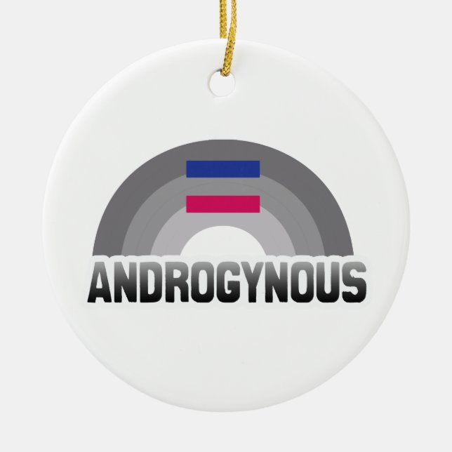 ADORNO DE CERÁMICA ARCOÍRIS ANDRÓGINO (Frente)