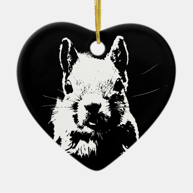 Adorno De Cerámica Ardilla (Frente)