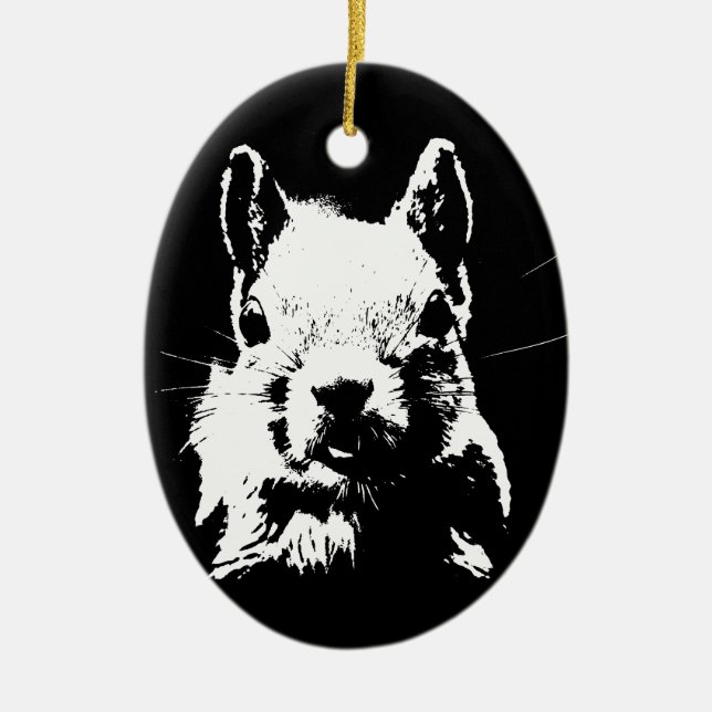 Adorno De Cerámica Ardilla (Frente)