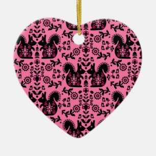 Adorno De Cerámica Ardilla Escandinavia Nórdica Arte Popular