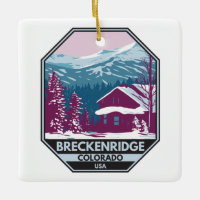 Área de esquiar de invierno de Breckenridge Colora