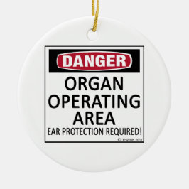 Adorno De Cerámica Área de funcionamiento de órganos