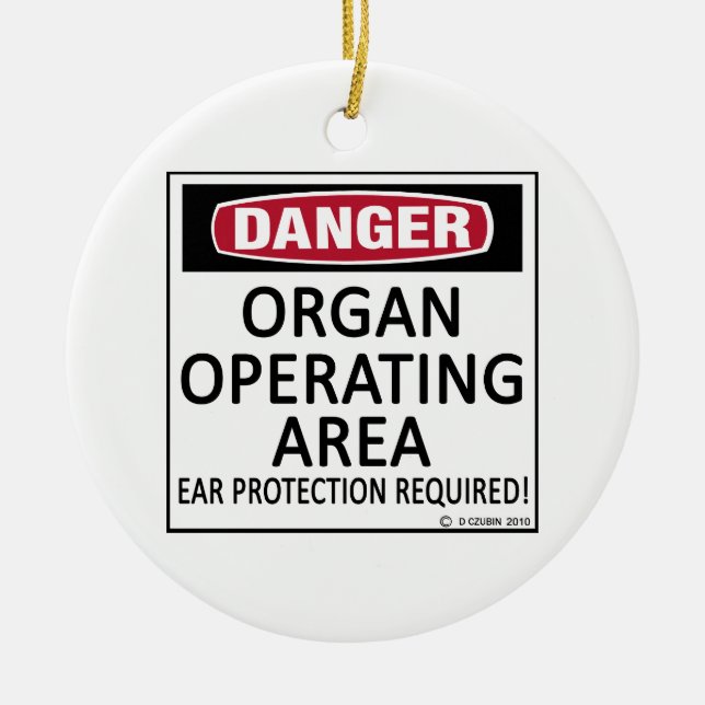 Adorno De Cerámica Área de funcionamiento de órganos (Frente)