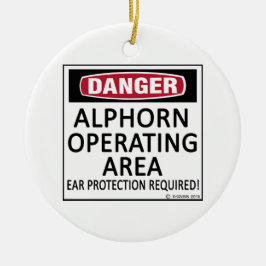 Adorno De Cerámica Área de operación Alphorn