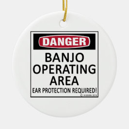 Adorno De Cerámica Área de operaciones de Banjo