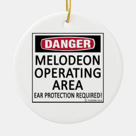 Adorno De Cerámica Área de operaciones de Melodeon