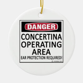 Adorno De Cerámica Área operativa Concertina