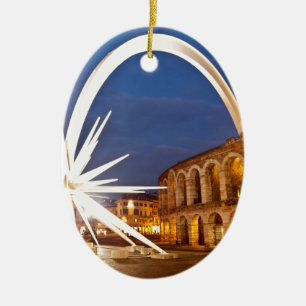 Adorno De Cerámica Arena de Verona con Starburst