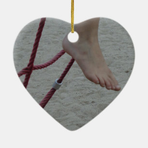 Adorno De Cerámica arenque colgante de pies escalar pies pies pies de