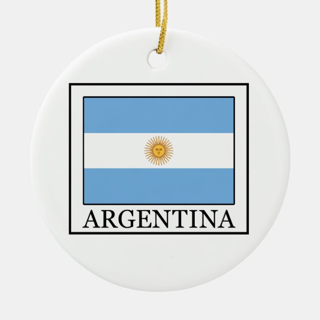 Adorno De Cerámica Argentina (Frente)