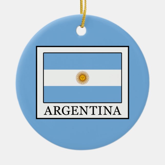 Adorno De Cerámica Argentina (Frente)
