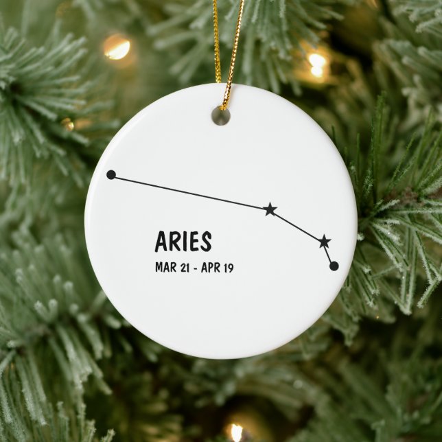 Adorno De Cerámica Aries Ornament (Árbol)