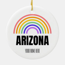 Adorno De Cerámica Arizona - Amo Arizona - Phoenix Arizona
