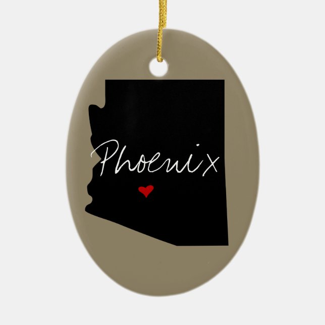 Adorno De Cerámica Arizona Town (Frente)