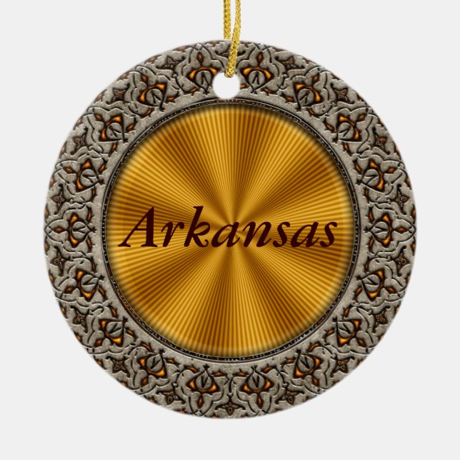 Adorno De Cerámica Arkansas (Frente)