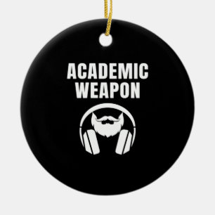 Adorno De Cerámica Arma académica - Inspirador meme gracioso