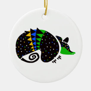 Adorno De Cerámica Armadillo -
