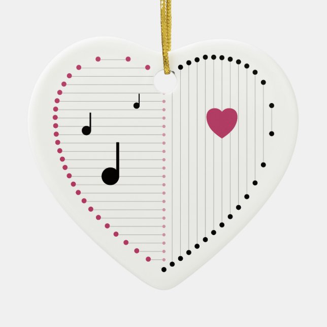 Adorno De Cerámica Armonía del amor (Frente)