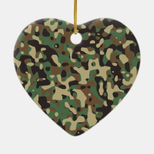 Adorno De Cerámica Army camouflage